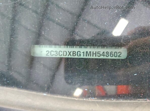 2C3CDXBG1MH548602 2021 DODGE CHARGER Red Вид наклейки з VIN-кодом