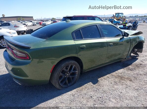2C3CDXBG1NH133359 2022 DODGE CHARGER Green Հետևի աջ