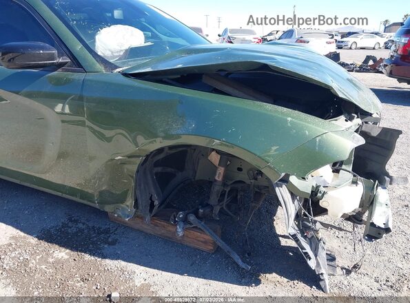 2C3CDXBG1NH133359 2022 DODGE CHARGER Green Դիմացի տեսք
