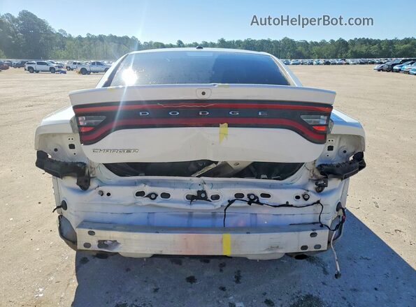 2C3CDXBG1NH258801 2022 DODGE CHARGER White Հետևի տեսք