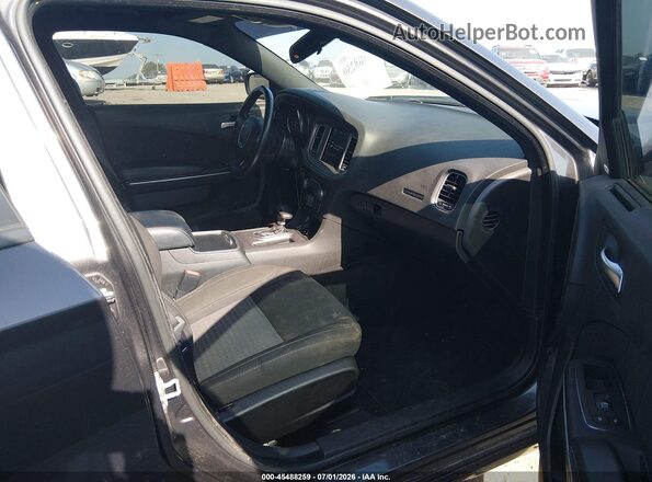 2C3CDXBG1PH550581 2023 DODGE CHARGER Gray Vista interior delantera