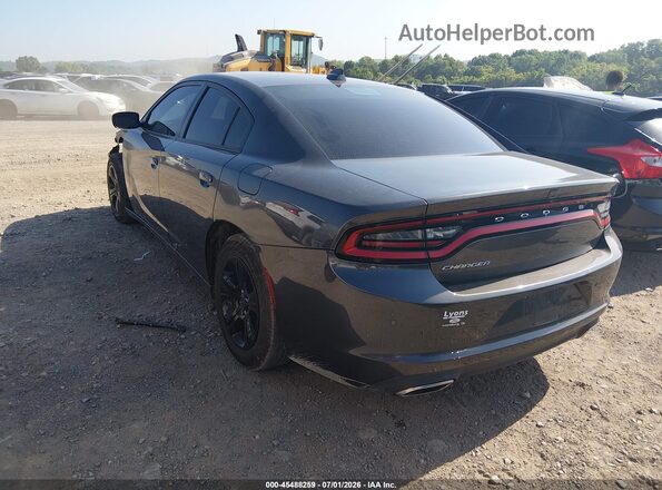 2C3CDXBG1PH550581 2023 DODGE CHARGER Gray Trasero izquierdo