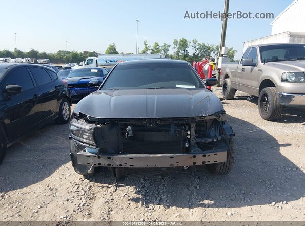 2C3CDXBG1PH550581 2023 DODGE CHARGER Gray Vista interior trasera