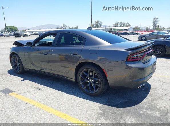 2C3CDXBG1PH566019 2023 DODGE CHARGER Серый Задняя левая четверть