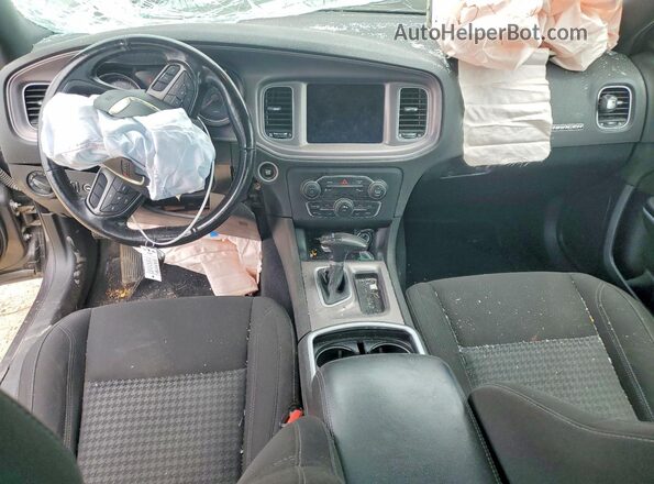 2C3CDXBG1PH623819 2023 DODGE CHARGER Gray Առջևի վահանակի տեսք