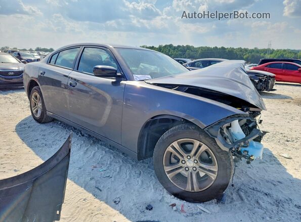 2C3CDXBG1PH656870 2023 DODGE CHARGER Серый Передняя правая четверть