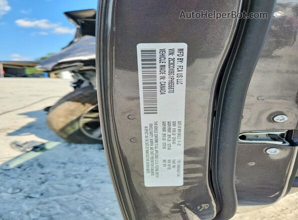 2C3CDXBG1PH656870 2023 DODGE CHARGER Серый Вид подкапотного пространства