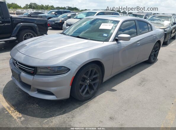 2C3CDXBG2GH307586 2016 DODGE CHARGER Silver წინა მარცხენა ხედი სამი მეოთხედიდან