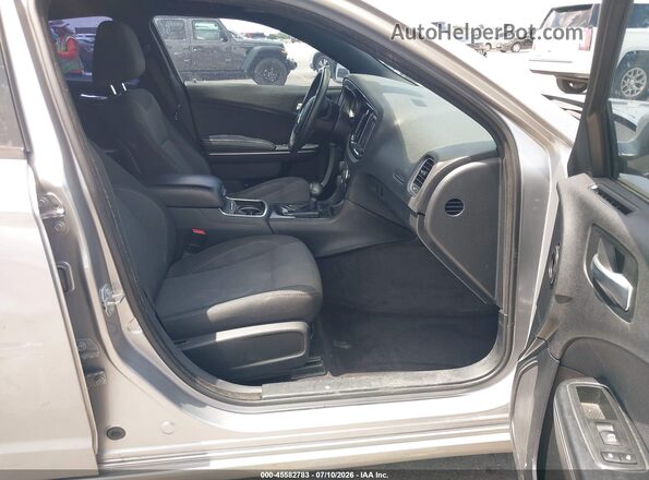 2C3CDXBG2GH307586 2016 DODGE CHARGER Silver წინა სალონის ხედი
