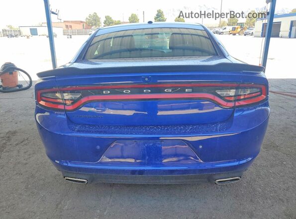 2C3CDXBG2JH336528 2018 DODGE CHARGER Blue Vista trasera