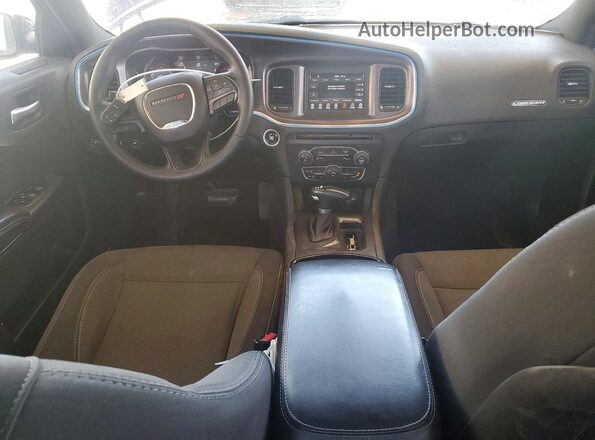 2C3CDXBG2JH336528 2018 DODGE CHARGER Blue Vista del salpicadero