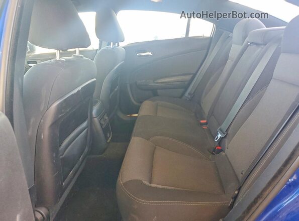 2C3CDXBG2JH336528 2018 DODGE CHARGER Blue Vista de los asientos traseros