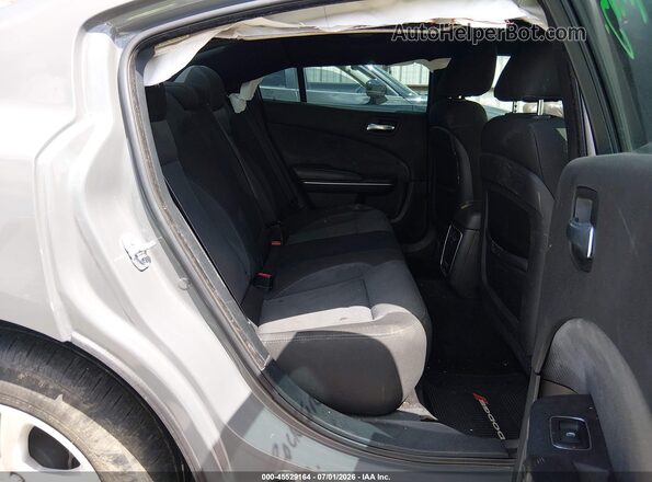2C3CDXBG2JH337209 2018 DODGE CHARGER Gray Vista de la etiqueta del VIN