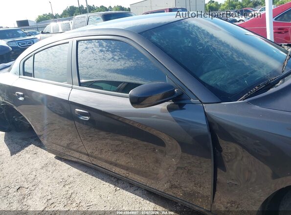 2C3CDXBG2KH541803 2019 DODGE CHARGER Gray Widok wnętrza z tyłu