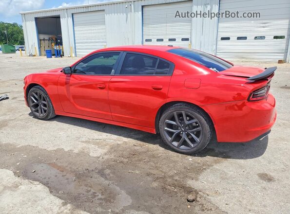 2C3CDXBG2KH576230 2019 DODGE CHARGER Red Trasero izquierdo