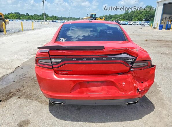 2C3CDXBG2KH576230 2019 DODGE CHARGER Red Vista trasera