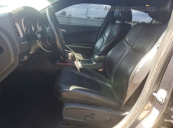 2C3CDXBG2KH692205 2019 DODGE CHARGER Gray Вид салону спереду
