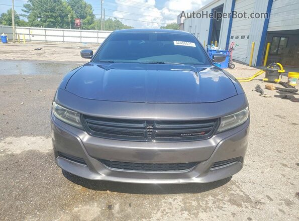 2C3CDXBG2KH692205 2019 DODGE CHARGER Gray Вид спереду