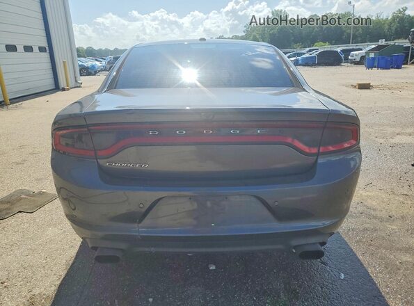 2C3CDXBG2KH692205 2019 DODGE CHARGER Gray Вид ззаду
