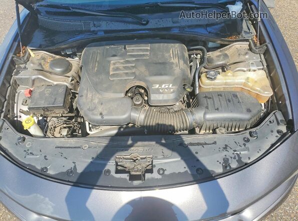 2C3CDXBG2KH692205 2019 DODGE CHARGER Gray Вид задньої частини салону