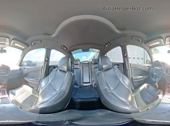 2C3CDXBG2KH692205 2019 DODGE CHARGER Gray Панорамний вид салону 360°