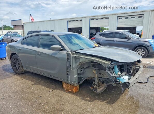 2C3CDXBG2KH707446 2019 DODGE CHARGER Gray Front right