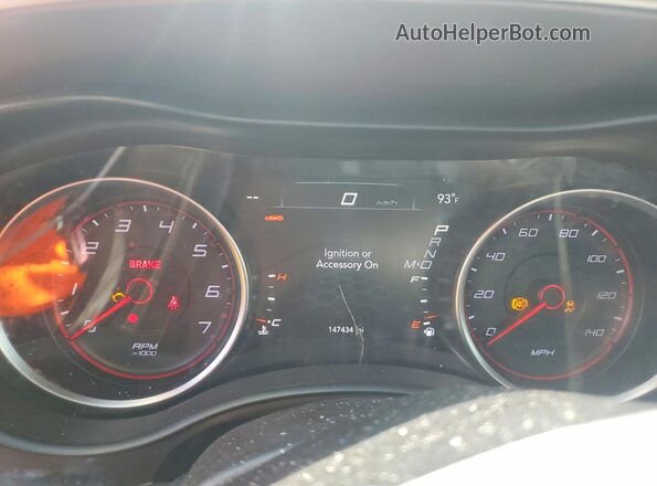 2C3CDXBG2KH707446 2019 DODGE CHARGER Gray Instrument cluster view