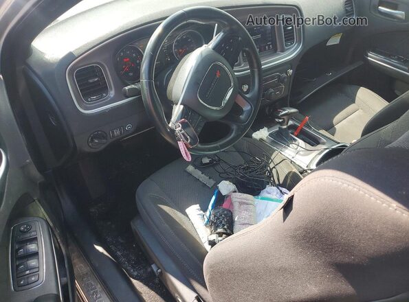 2C3CDXBG2KH707446 2019 DODGE CHARGER Gray Dashboard view