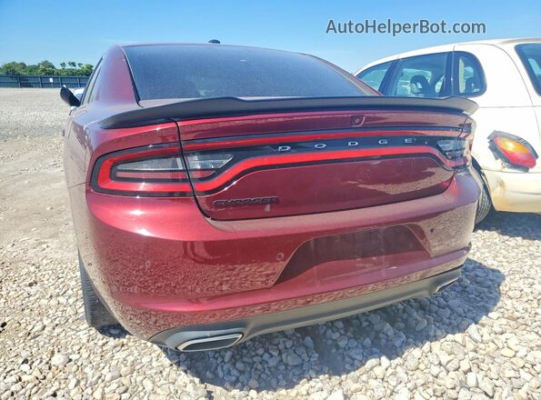 2C3CDXBG2KH732511 2019 DODGE CHARGER Красный Вид сзади