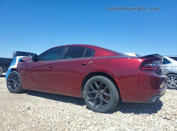 2C3CDXBG2KH732511 2019 DODGE CHARGER Красный Задняя левая четверть