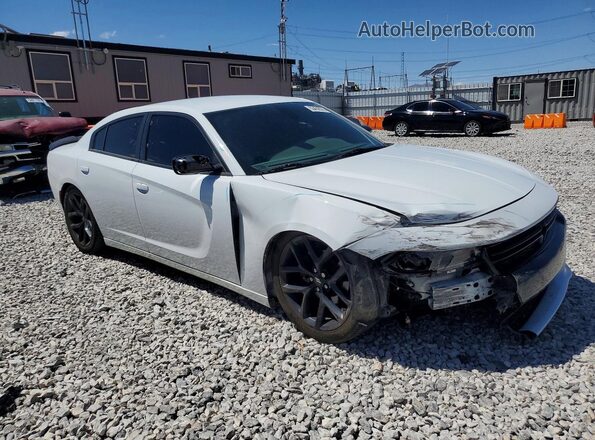 2C3CDXBG2LH167548 2020 DODGE CHARGER White Delantero derecho