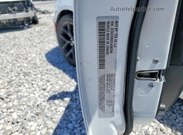 2C3CDXBG2LH167548 2020 DODGE CHARGER White Vista del compartimento del motor