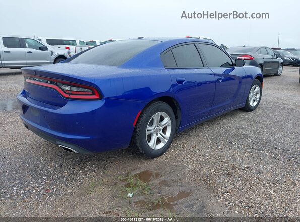 2C3CDXBG2LH190070 2020 DODGE CHARGER Blue Tył prawy