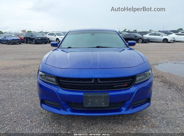 2C3CDXBG2LH190070 2020 DODGE CHARGER Blue Widok z przodu