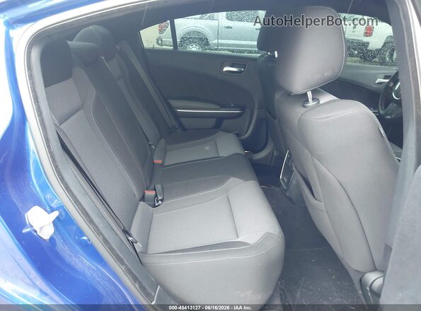 2C3CDXBG2LH190070 2020 DODGE CHARGER Blue Widok naklejki z numerem VIN