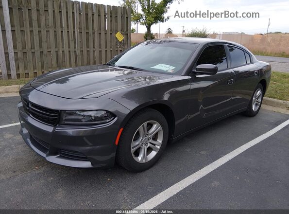 2C3CDXBG2LH190134 2020 DODGE CHARGER Серый Передняя левая четверть