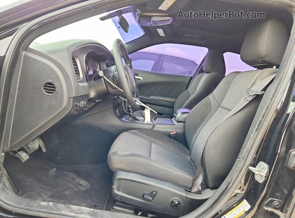 2C3CDXBG2LH199853 2020 DODGE CHARGER Black წინა სალონის ხედი