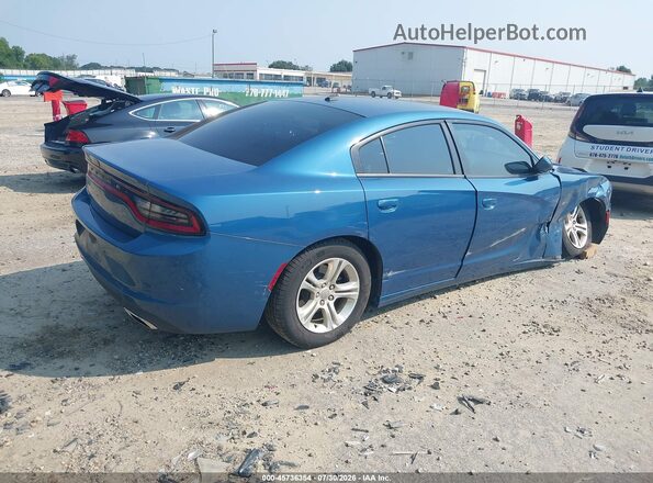 2C3CDXBG2LH232902 2020 DODGE CHARGER Blue Tył prawy