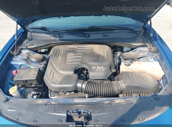 2C3CDXBG2LH232902 2020 DODGE CHARGER Blue Widok z tyłu
