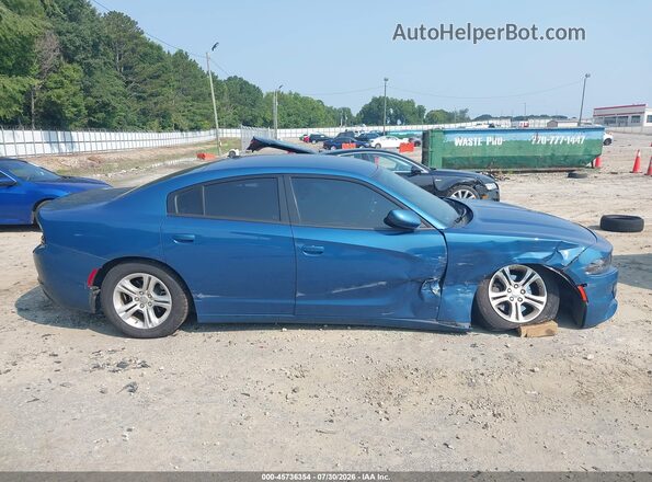 2C3CDXBG2LH232902 2020 DODGE CHARGER Blue Widok wnętrza 360 stopni