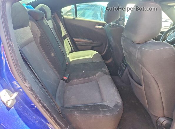 2C3CDXBG2MH528214 2021 DODGE CHARGER Blue Rear seats view