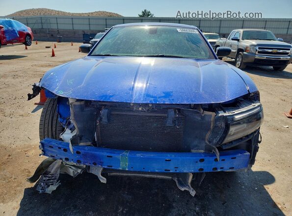 2C3CDXBG2MH528214 2021 DODGE CHARGER Blue Front view