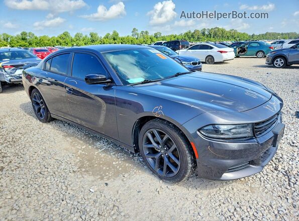 2C3CDXBG2MH652578 2021 DODGE CHARGER Gray Delantero derecho