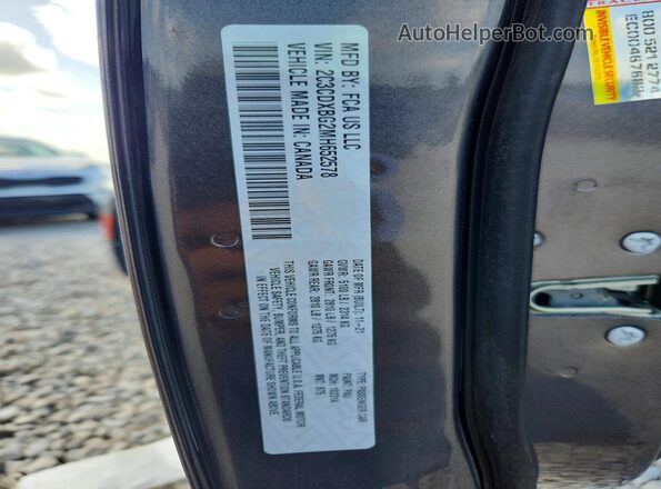 2C3CDXBG2MH652578 2021 DODGE CHARGER Gray Vista del compartimento del motor
