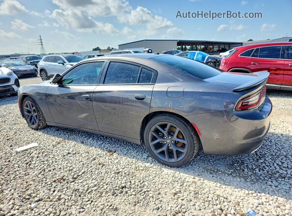 2C3CDXBG2MH652578 2021 DODGE CHARGER Gray Trasero izquierdo