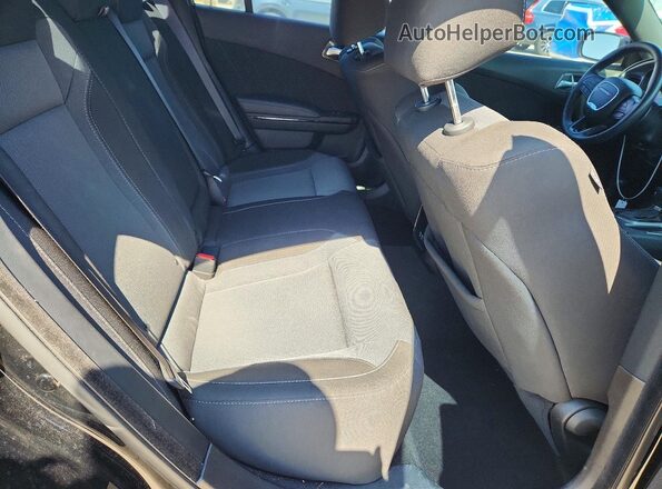 2C3CDXBG2MH677898 2021 DODGE CHARGER Black უკანა სავარძლების ხედი