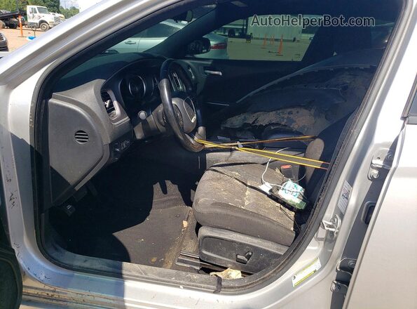 2C3CDXBG2NH201250 2022 DODGE CHARGER Silver Front interior view