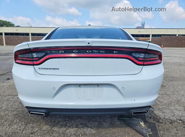 2C3CDXBG2NH219571 2022 DODGE CHARGER White Հետևի տեսք