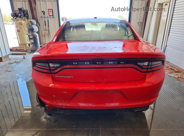 2C3CDXBG2NH250240 2022 DODGE CHARGER Red Հետևի տեսք