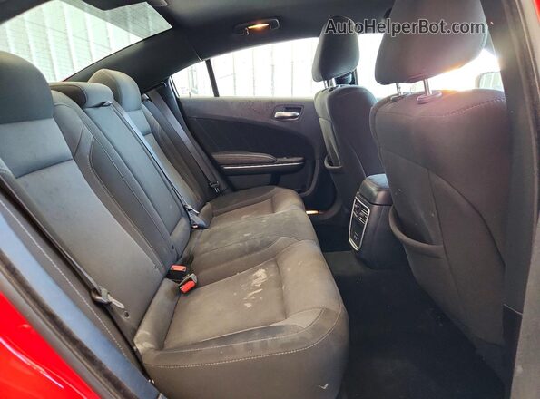 2C3CDXBG2NH250240 2022 DODGE CHARGER Red Հետևի նստատեղերի տեսք